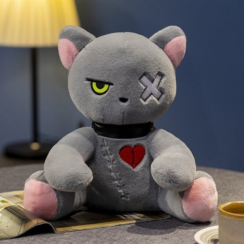 Dark Cat Series Funny Mood Cat Doll Plush Toys