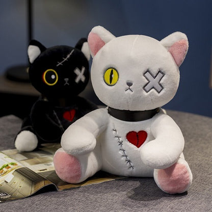 Dark Cat Series Funny Mood Cat Doll Plush Toys